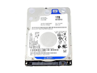 HDD за лаптоп 1TB WD Blue 5400 8MB WD10SPZX SATA3 (втора употреба)